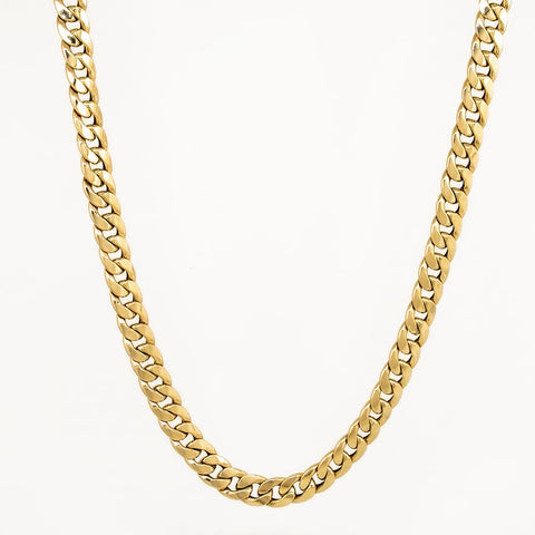 Image of 18 KT Yellow Gold Miami Cuban Chain
