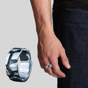 Cracked Earth Ring Band, Cracked Earth, Lava, Rock Formation, Earth Crust