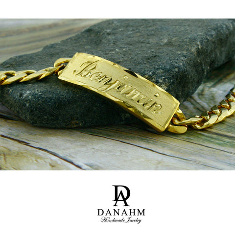 Custom Cuban Link Chain Bracelet [Gold, Silver] | FARUZO