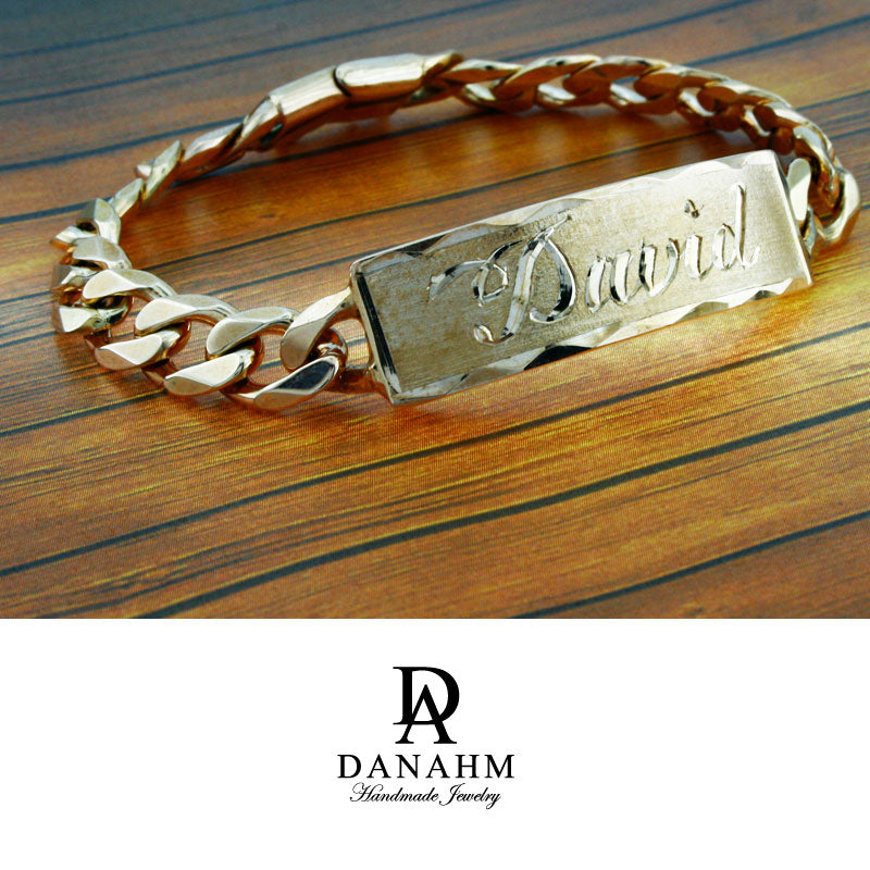 Rose Gold Monogram Bracelet,3 Initial Monogrammed Bracelet, Name Bracelet, Leather Engraved Bracelet 8.5 inches-large +$2 / No