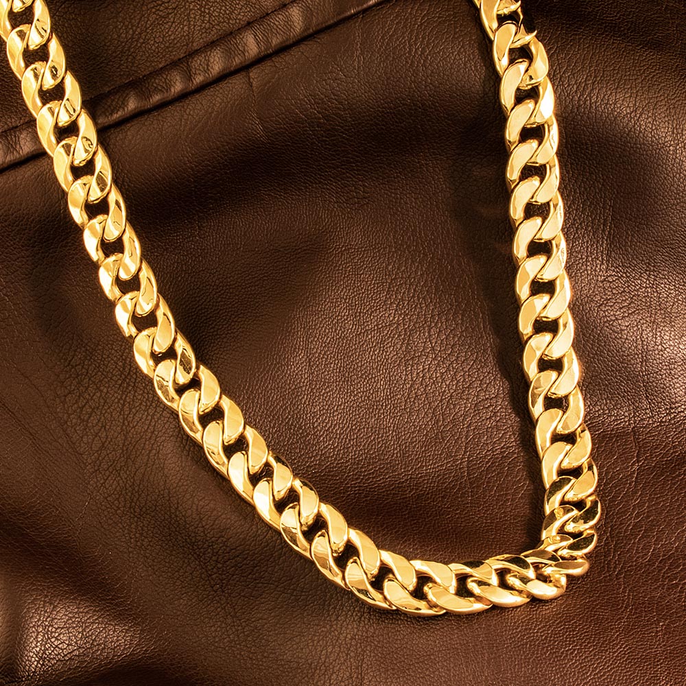 18 karat yellow gold chain hotsell