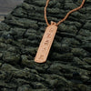 English Name Cartouche,  Men Necklace,  Arabic Pendant,  Egyptian Necklace, Personalized in English & Arabic, Slim