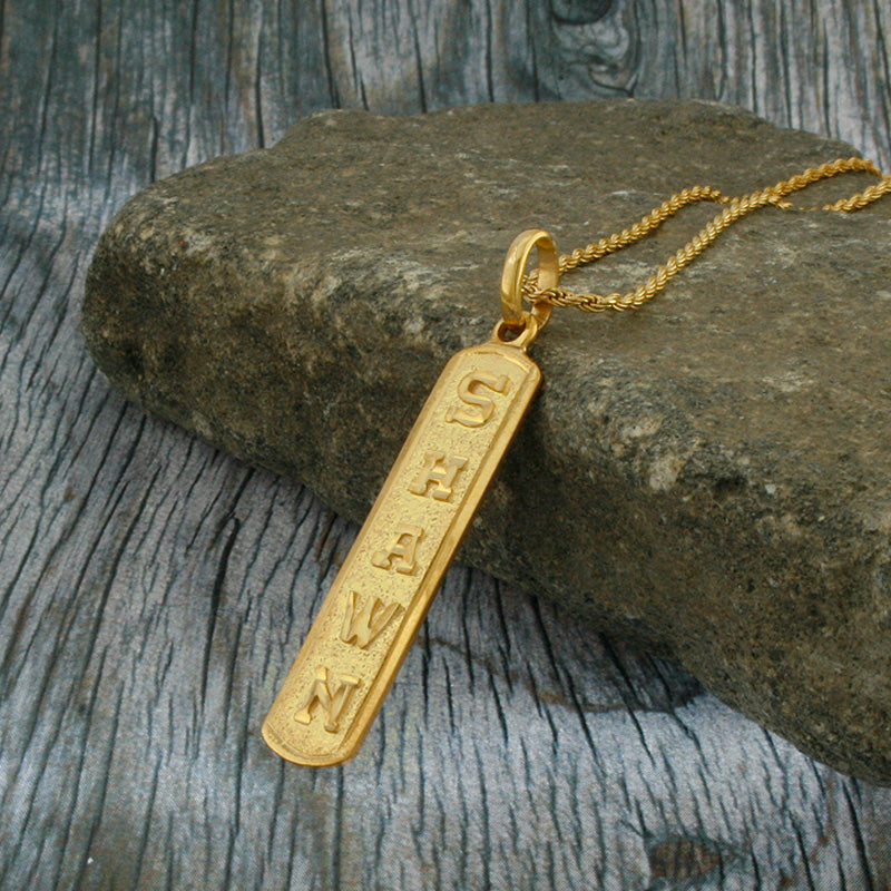 Cartouche Personalized Necklace Egyptian Jewelry, 3 Names in Hieroglyphic,  English or Arabic, on 3 Sides Sterling Silver Letters Gold Plated - Etsy