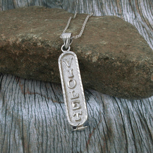 Arabic Cartouche,  Monogram Necklace, Cartouche Necklace, Personalized in English & Arabic, Flat Round