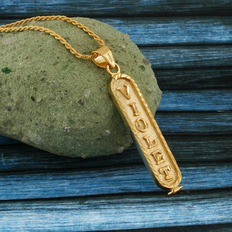 Custom cartouche necklace Clearance